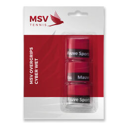 Surgrips MSV Overgrip Cyber Wet 3er Pack rot
